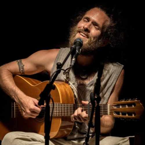 Stephan Mader beim Musizieren